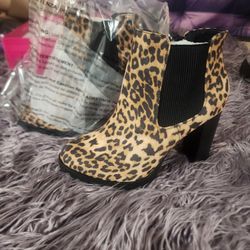 Leopard Booties 9.5W