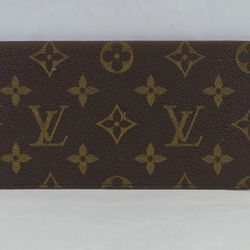 Vintage Louis Vuitton Monogram Canvas Checkbook Cover