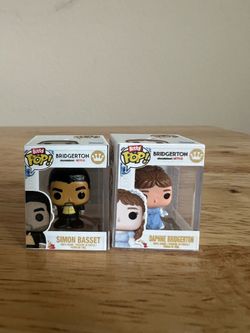 BITTY Daphne Bridgerton & Simon Basset 1-Inch Funko Pops #1466 #1467 Television