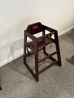 Wooden high chair