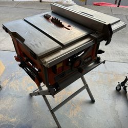 Table Saw And Stand