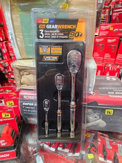 GEARWRENCH 1/4", 3/8", & 1/2" RATCHET SET