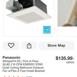 Panasonic Bathroom Fan 