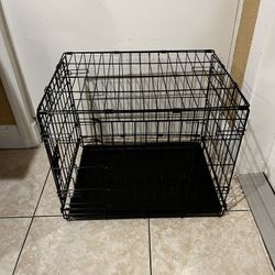 Foldable Metal Crate 2 Door With Leak Proof Panel…19” H By 24” W By 17” D…$35