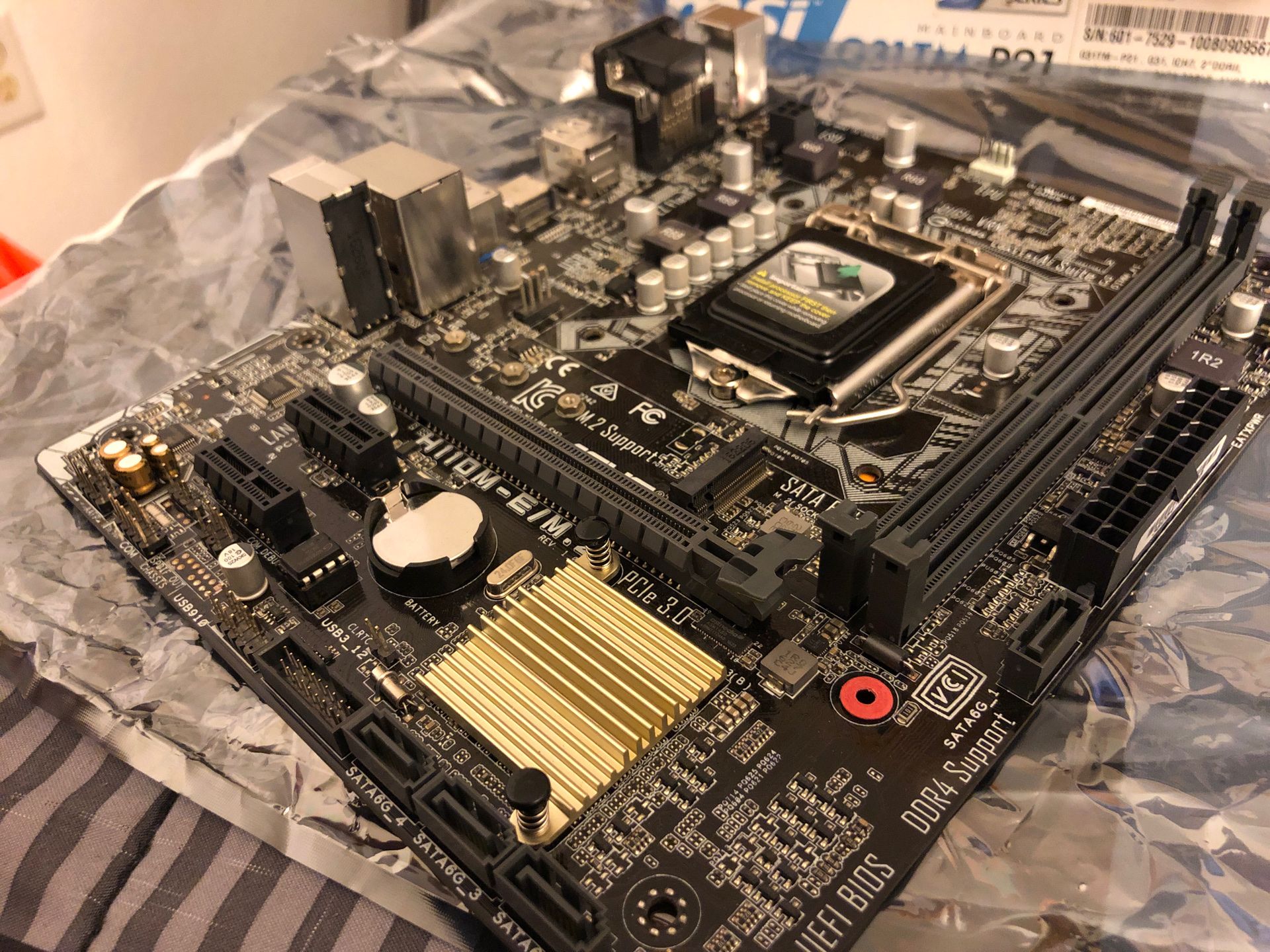 Motherboard asus h110me/m.2 for Sale in Homestead, FL OfferUp
