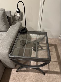 4 piece set ( Couch, 2 end tables, and one coffee table)