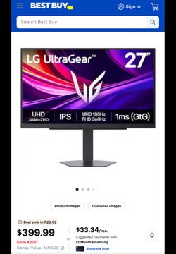 LG 27” Monitor