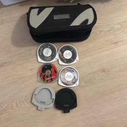 PSP CASE with Games 