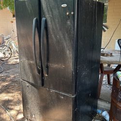 Black Amana Fridge