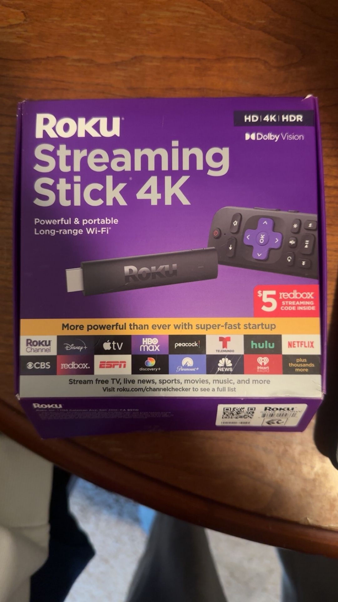 Roku Streaming Stick 4k HDR & Dolby Vision 