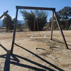 Solid Wood Swingset