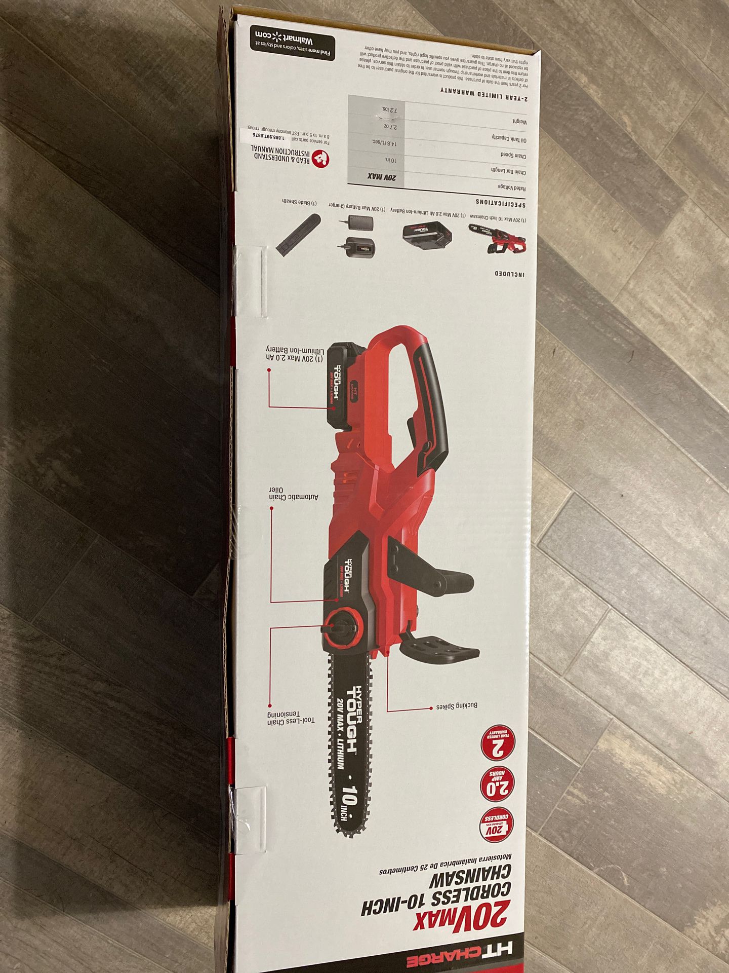 Hyper tough 20volts chainsaw brand new never used