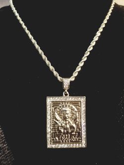 Malverde Charm with Chain