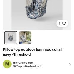 Threshold Hanging Hammock Chair-NEW