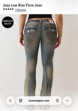 Joey low rise flare jeans