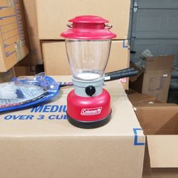 Vintage Coleman Lantern  Model 5328 Red Lantern Camping Hiking Lamp