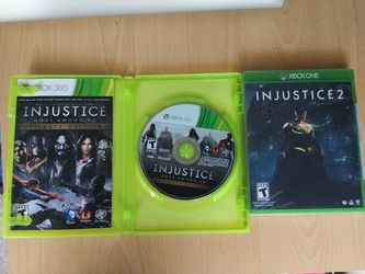 Microsoft X Box 360, “Injustice Gods Among Us”, NEW/SEALED, online enabled  in 2023