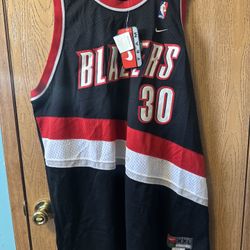 Nike Rasheed Wallace Portland Trail Blazers Jersey 2XL Black Sewn Vintage