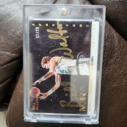 Bill Walton Autographed Celtics Card