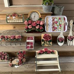 Country Rose Kitchen Set