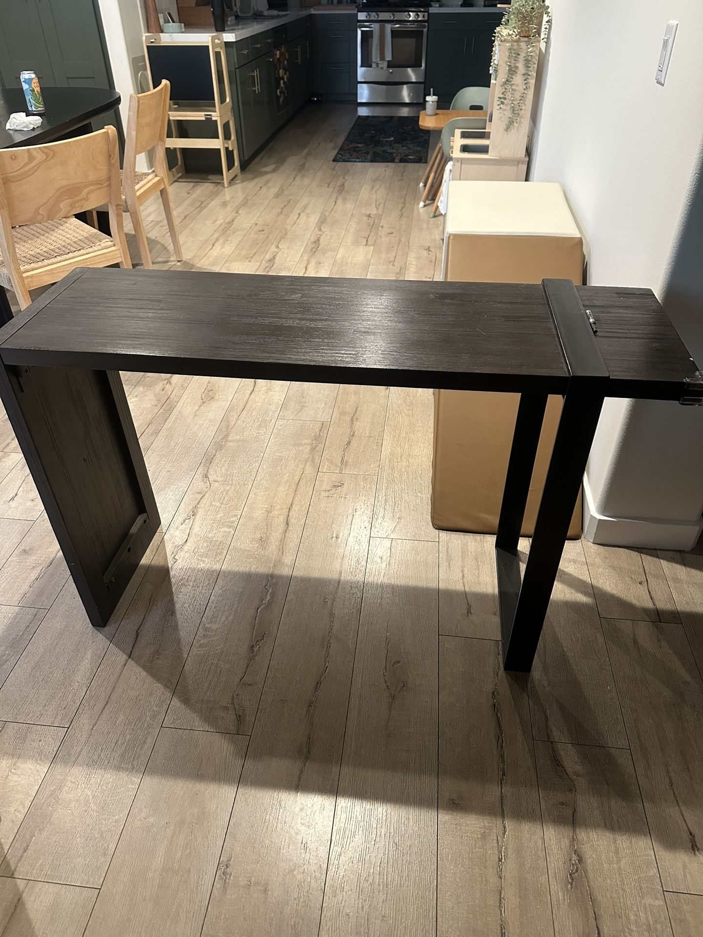 Console Table - Black Wood