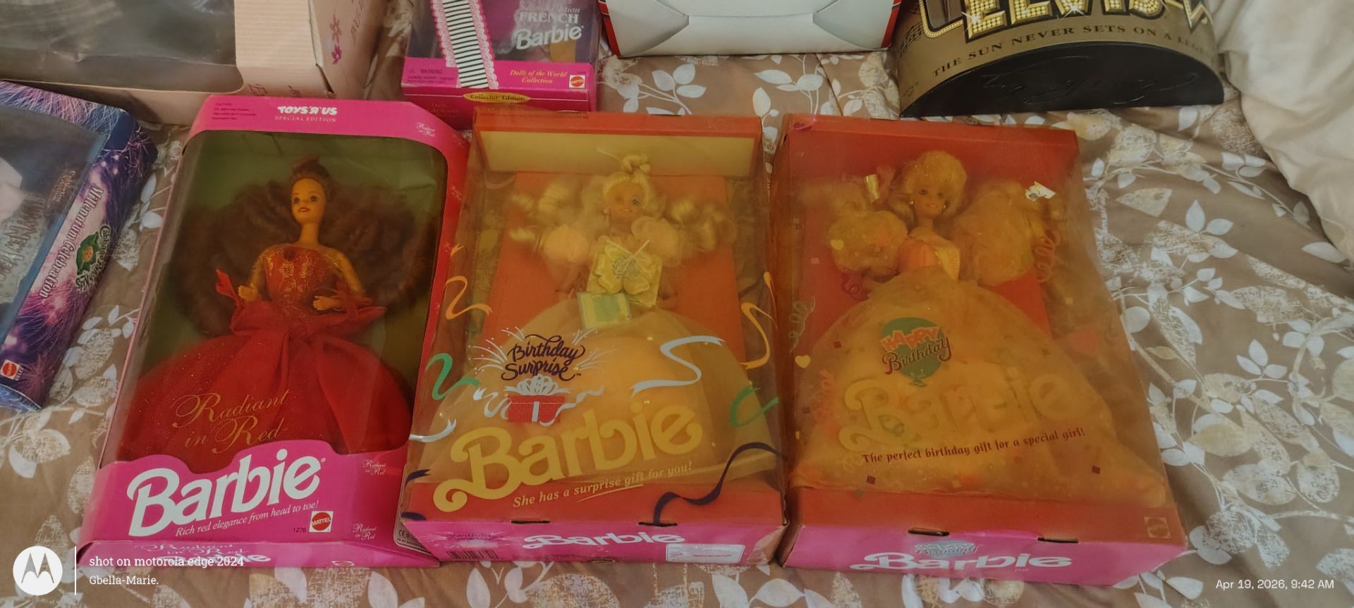 Vintage never opened Barbies