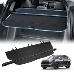 New 2023 2024 2025 Honda Crv Cr-V Cargo Cover Black Carbon Fiber Pattern