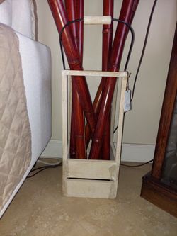 Decorative Bamboo Sticks With Vase From India