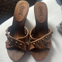 Vintage Heel Sandles By Carlos 