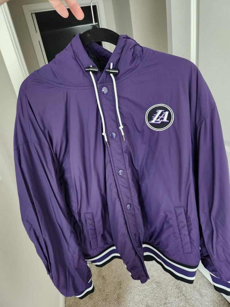 Nike Lakers Bomber Jacket 3xl Purple