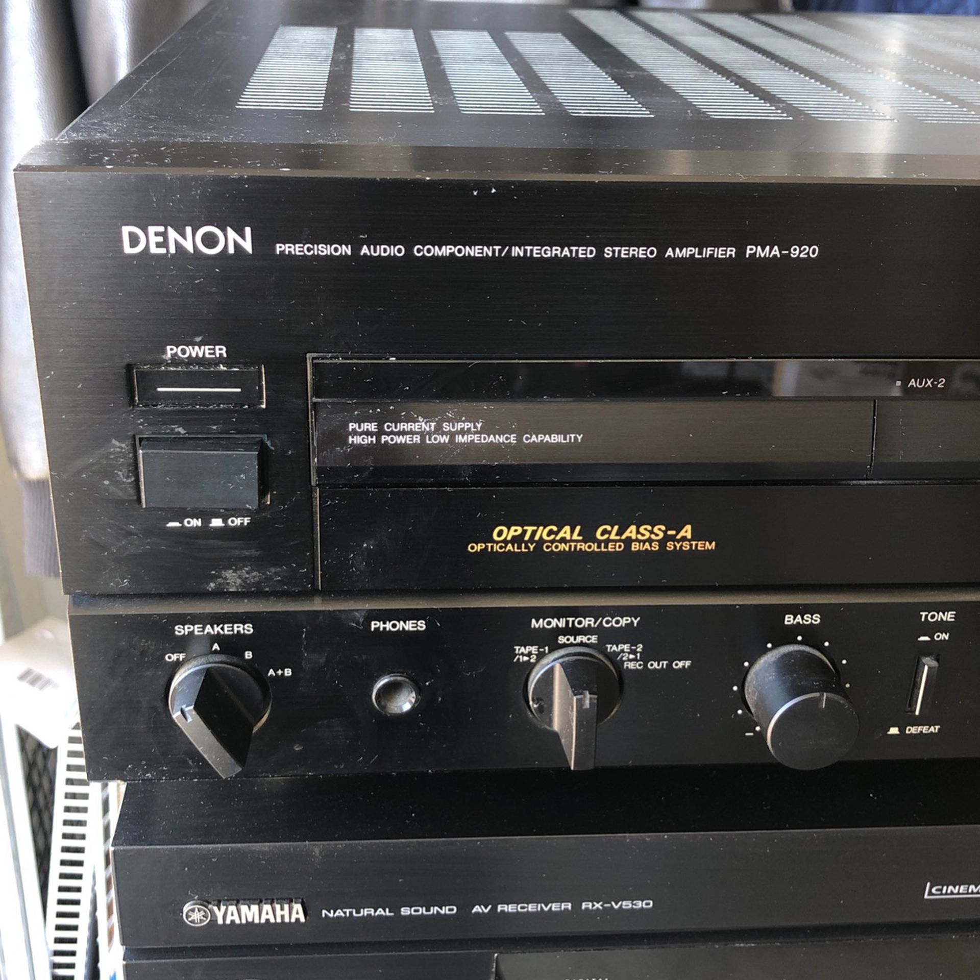 Denon Stereo Amplifier Receiver PMA-920 Good Condition Bose Jbl Marantz Mackies 