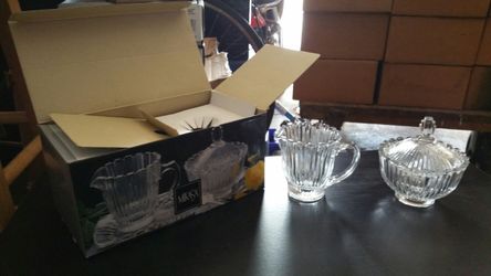 7 new mikasa sugar and creamer sets