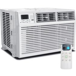Antarctic Star 8,000 BTU Air Conditioner Winodw Unit Cools up to 350 Sq. Ft. with 7 Modes, Ultra-quiet Window AC Unit with Remote Control, Easy to Ins
