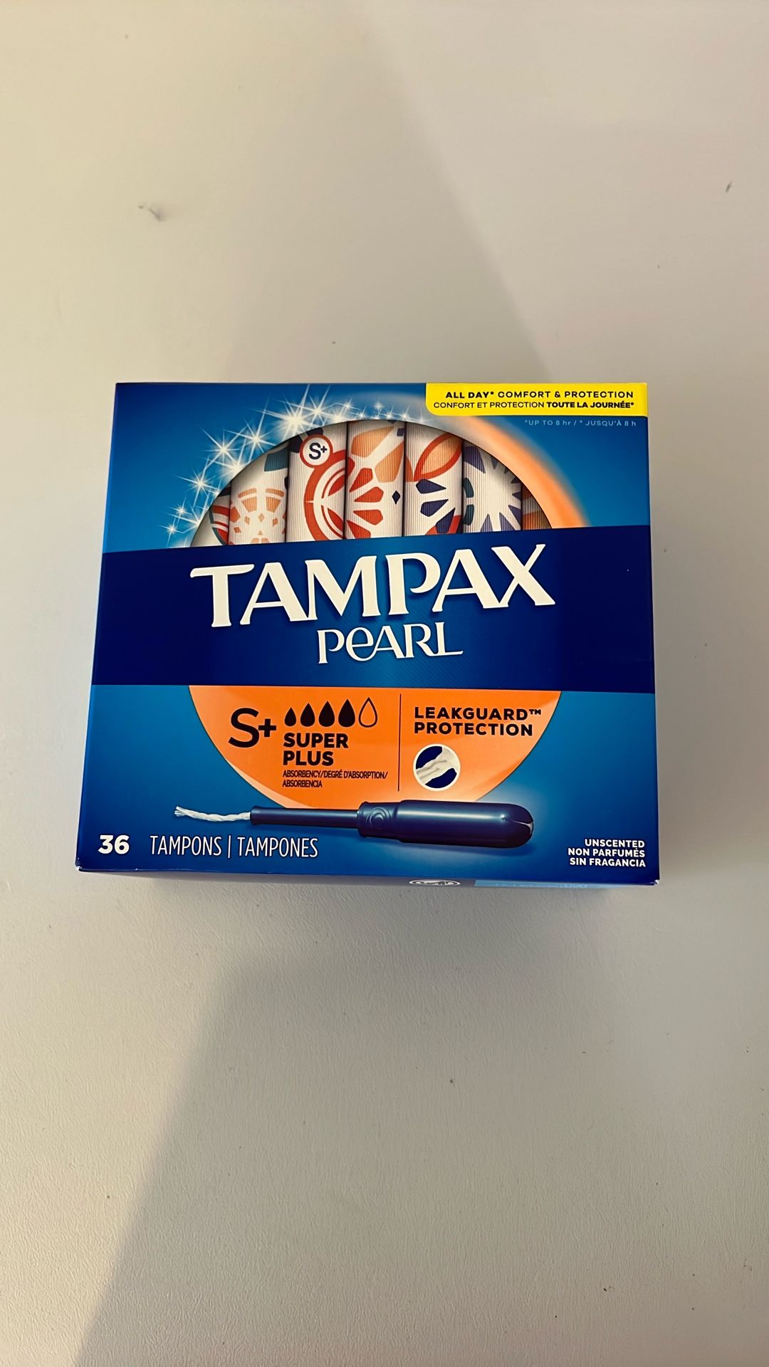 Tampax Pearl Super Plus Tampons, 36 Ct Pack