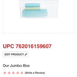 (37) White Plastic Storage Totes With Lids From The Container Store