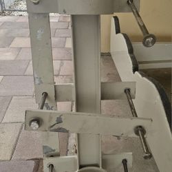 12 Inch Concrete Piling Mount, Davit Arm, Clip And Spanner Bar Suitibpe For 14 Ft