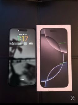 iPhone 16 PRO MAX BRAND NEW… 256GB + Titanium Black - TMobile