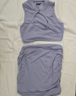 Shein Lavender 2 Pc Party Dress