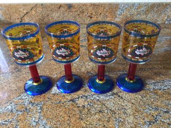 T.G.I. Friday’s Goblet Style Drinking Glasses