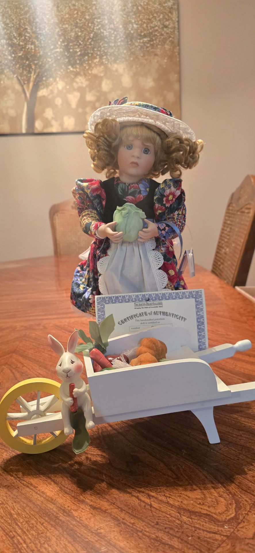 Porcelain Doll "Marie Marie quite contrary"