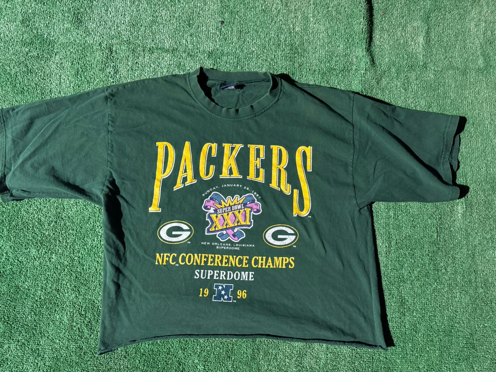 1996 Green Bay Packers Super Bowl XXXI tee #NFL #VintageFootball