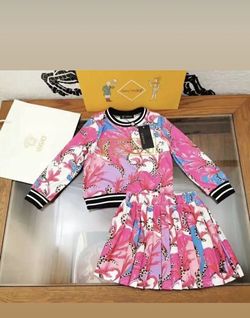Versace Skirt set for little girls