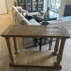 Mentzer 50 inch Solid Wood Console Table