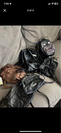 Lot of 5 Mixed Handbags and Backpacks Victoria secrets