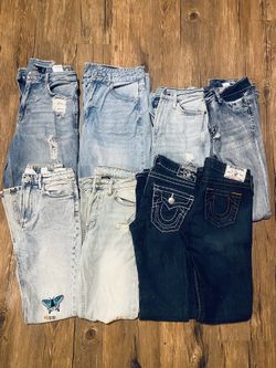 True Religion, hollister, H &M Jeans