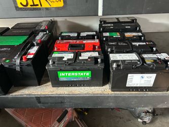 New and rebuilt and used car Batterys