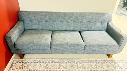 Modern Grey 3 Seater Sofa/Couch