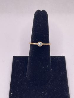 14kt gold promise ring