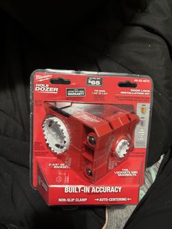 Milwaukee Hole Dozer Door Lock Installation Kit (model 49-22-4073). 