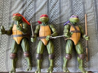 NECA TMNT 1/4 Scale Figures COMPLETE